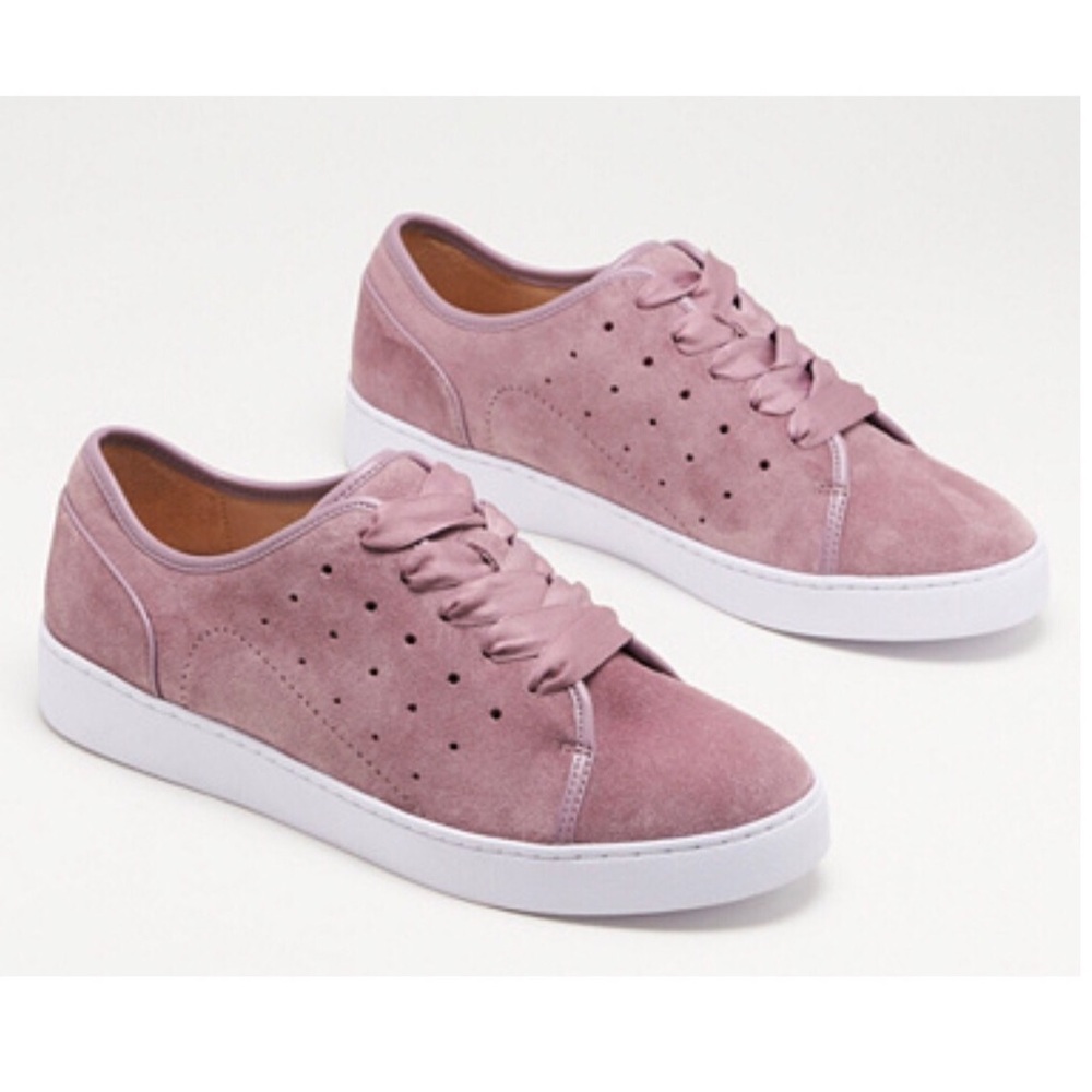 Vionic Suede Lace-Up Sneakers